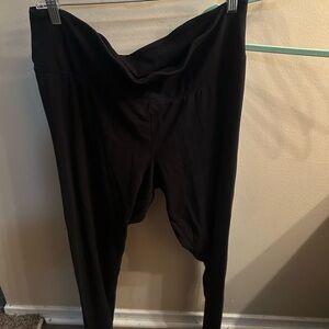 PINK Victoria's Secret Black Leggings Performance Fabric
